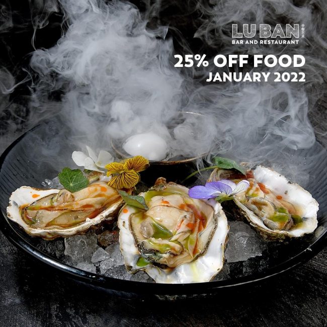 25% off food in January